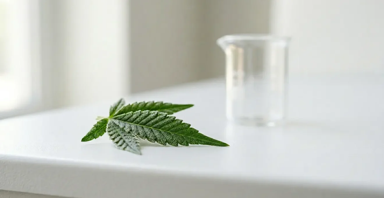 Représentation symbolique du CBD thérapeutique et de la recherche scientifique