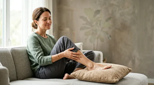 Sensation de légèreté et bien-être dans les jambes grâce à une meilleure circulation sanguine
