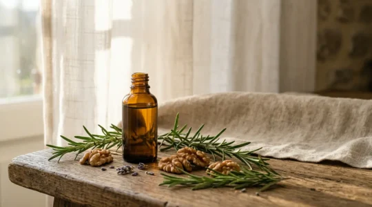 Représentation symbolique de la neuroprotection avec l'huile de CBD pour la santé cognitive après 50 ans